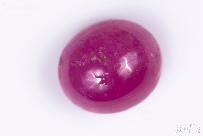 Рубин 2.25ct овален кабошон само нагряван, снимка 1