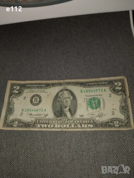 2 Долара 1976 САЩ, снимка 1