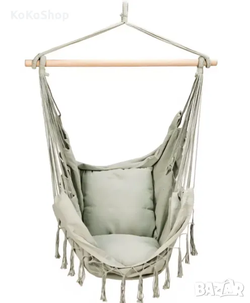 Хамак стол – удобен висящ стол за градина, тераса или двор, снимка 1