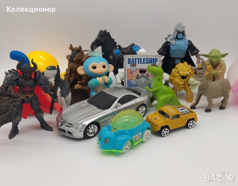 Детски лот с фигурки, колички, роботи, животни, Star Wars и конструктор, снимка 1