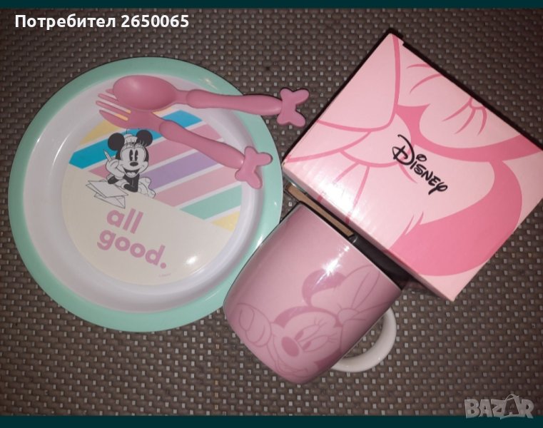 Детски комплект Disney Minnie Mouse хранене, снимка 1