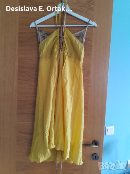 Оригинална рокля в жълто, снимка 1