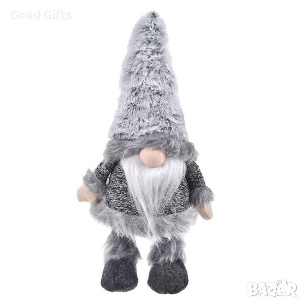 Коледен Гном, Сив, 30см, снимка 1