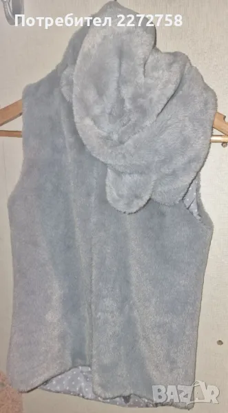 Елек с къс косъм и ушички, снимка 1