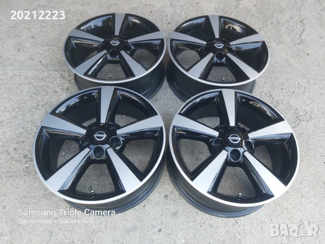4 броя алуминиеви джанти за Nissan Qashqai 17, снимка 5 - Гуми и джанти - 51216376