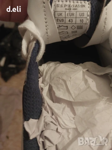 U.S.Polo ASSN Original Size 43 Мъжки сникърси с подарък, снимка 10 - Маратонки - 51200662