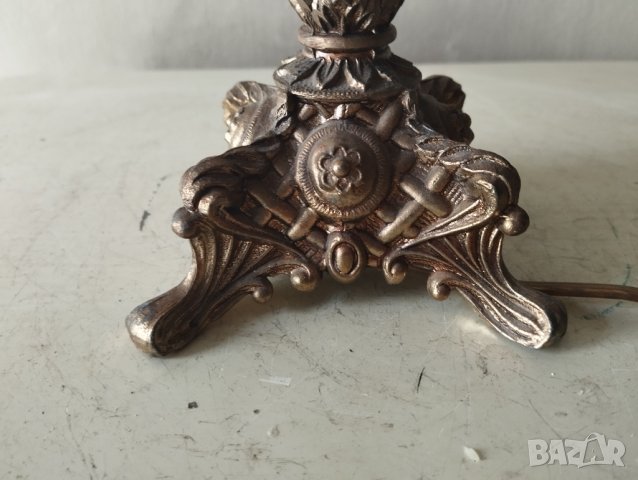 Барокова настолна лампа, снимка 2 - Настолни лампи - 42213660