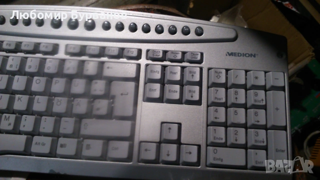 ретро клавиатура и мишка безжични ps2 MEDION
