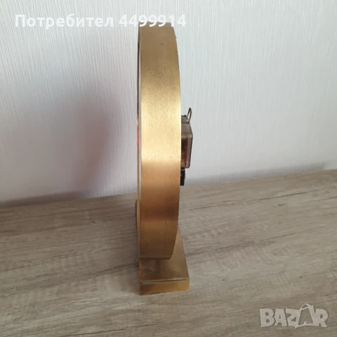 Рядък голям бронзов зодиакален настолен часовник KIENZLE, снимка 6 - Антикварни и старинни предмети - 50647451
