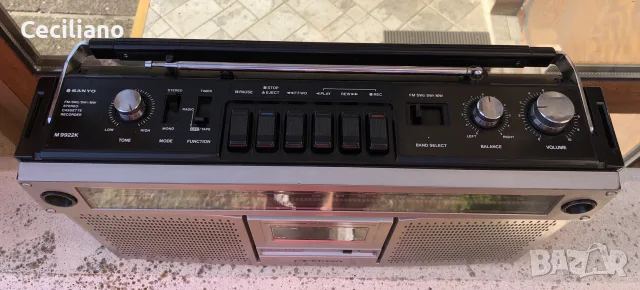 Радиокасетофон SANYO M-9922K (Japan), снимка 4 - Радиокасетофони, транзистори - 55790438