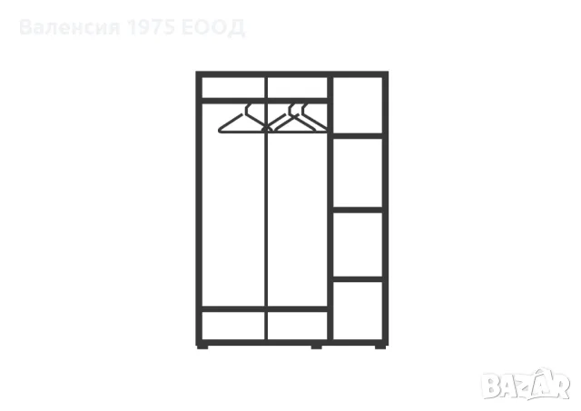 Спален комплект Аризона 2, снимка 3 - Спални и легла - 48582191