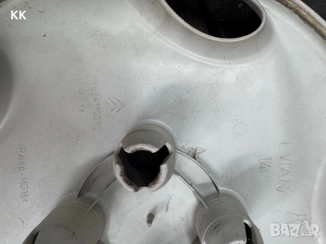 Тасове Ситроен 14" Оригинални, снимка 4 - Гуми и джанти - 52185065