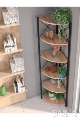 Ъглова етажерка- два цвята, снимка 2 - Етажерки - 48873108