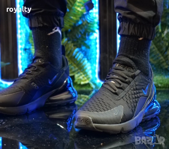 Мъжки маратонки Nike Air 270 - Цвят Черно, снимка 2 - Маратонки - 51631853