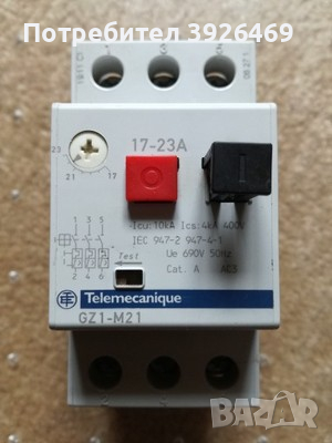 Термо-магнитен автоматичен прекъсвач/ моторна защита GZ1 Telemechanique