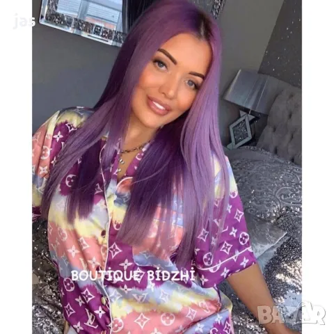 Сатенена пижама Louis Vuitton, снимка 2 - Пижами - 49164497