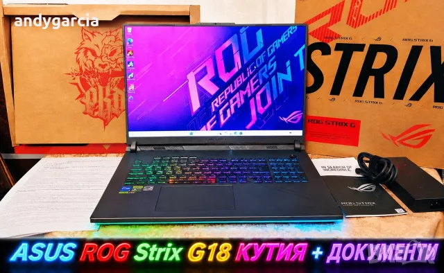 ASUS ROG Strix G18 G814J/Intel Core i7-13650HX/NVidia RTX 4070 8GB/16GB RAM/1TB SSD NVME/18 IPS FHD+