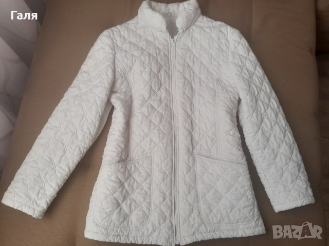 Дамско бяло яке размер S