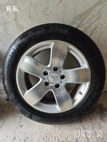 Оригинални джанти с гуми Continental за Мерцедес, снимка 4 - Гуми и джанти - 49646960