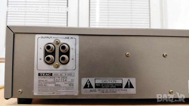 Касетен дек TEAC V-515X, снимка 5 - Декове - 52692749