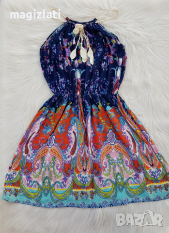 Дамска рокля размер С-М, снимка 2 - Рокли - 36371320