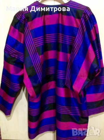 Красиво сако 100% SILK Коприна НОВО, снимка 5 - Сака - 38789996