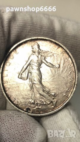 3 броя сребърни монети Франция 5 франка, 1962/1964/1965г, снимка 7 - Нумизматика и бонистика - 40128345