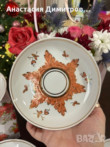 Руски сервиз за чай Вербилки, снимка 8 - Антикварни и старинни предмети - 53338901