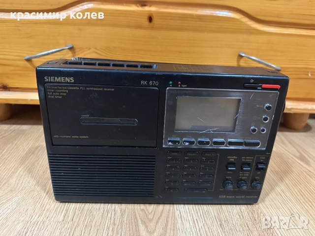 моно радио касетофон"Siemens RK670" , снимка 5 - Радиокасетофони, транзистори - 52899388