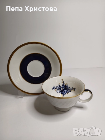 Чаша за чай от  немски порцелан Reichenbach, снимка 5 - Чаши - 51862988