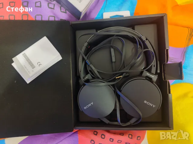 слушалки  геймърски Sony mdr-xb550ap нови с забележка!!, снимка 3 - Слушалки за компютър - 48467873