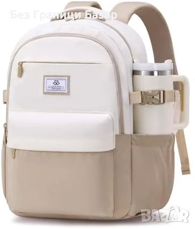 Нова Дамска раница LOVEVOOK 15.6" за училище, офис, пътуване, много джобове