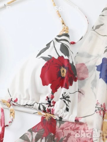 Дамски Бански от 3 части, снимка 4 - Бански костюми - 42005909