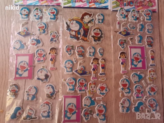 3D Doraemon Дораемон лист самозалепващи лепенки ръчна изработка декорация и др., снимка 1 - Други - 41382793