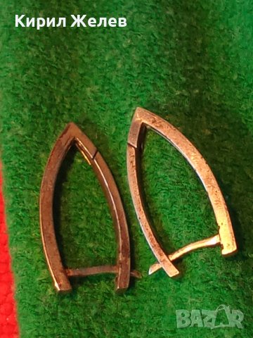 ЕЛЕГАНТНИ СРЕБЪРНИ ОБЕЦИ СРЕБРО 925 ВИНТИДЖ МОДЕЛ с АНГЛИЙСКО ЗАКОПЧАВАНЕ 38592, снимка 4 - Обеци - 41637930