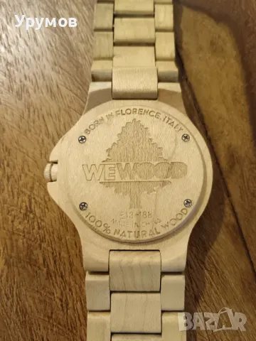 Винтидж дървен часовник WE WOOD E13-188, снимка 5 - Дамски - 49967510