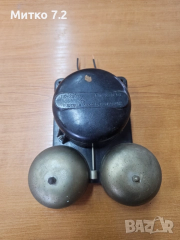 Стар ел. звънец, снимка 2 - Антикварни и старинни предмети - 53495650