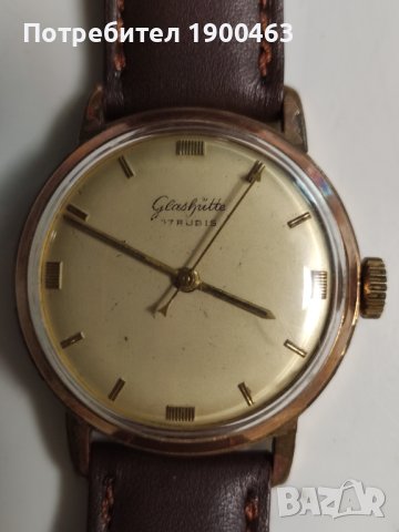 Glashutte.Германски механичен часовник., снимка 2 - Антикварни и старинни предмети - 44325106