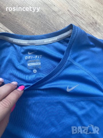 Синя тениска Nike, снимка 3 - Тениски - 42624453