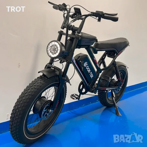 Мощен Електрически Велосипед 48V 25Ah 2000W, развиващ до 50 км/ч