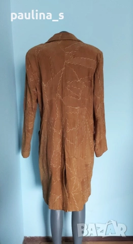 ВИНТИДЖ! Два броя / Дамски френски блейзър, манто / преходно палто / от естествен велур "Pauw", снимка 16 - Палта, манта - 53200363