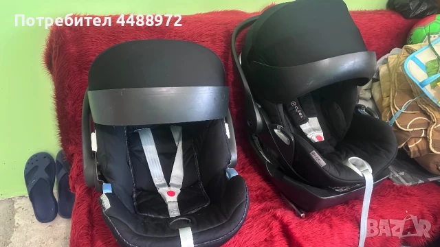 Cybex Aton 5 / Cybex Cloud Q , снимка 2 - Столчета за кола и колело - 51273427