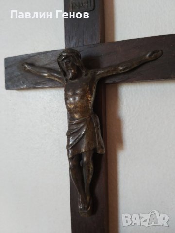 Стар кръст , Исус Христос 25х12.5см, снимка 4 - Други ценни предмети - 41394403