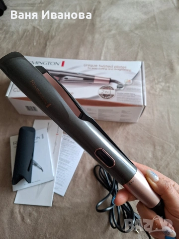 Преса за къдрене и изправяне на коса Remington S6606 Curl and Straight Confidence, снимка 5 - Преси за коса - 53428797