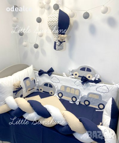 Cars Set Комплект за бебешко легълце с колички, вариант  11 части , снимка 1 - Спално бельо и завивки - 41501800