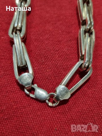 Сребърен синджир 925 , снимка 4 - Колиета, медальони, синджири - 42145955