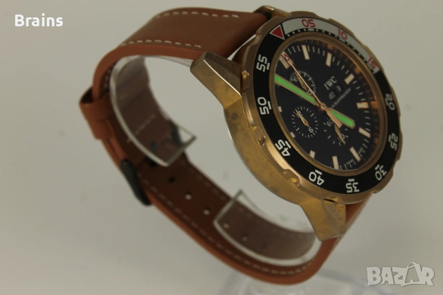 Мъжки Ръчен Хронограф IWC Aquatimer Rose Gold, снимка 6 - Мъжки - 53114180