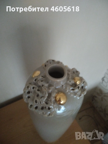 Керамична ваза ръчна изработка , снимка 2 - Вази - 51976257