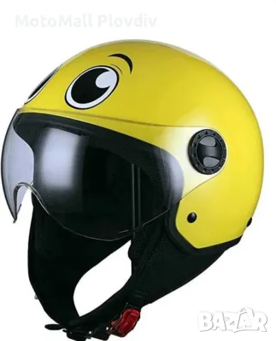Мото каска скутерска BHR мотор скутер турист шлем S/М/L/XL, снимка 3 - Аксесоари и консумативи - 49275076