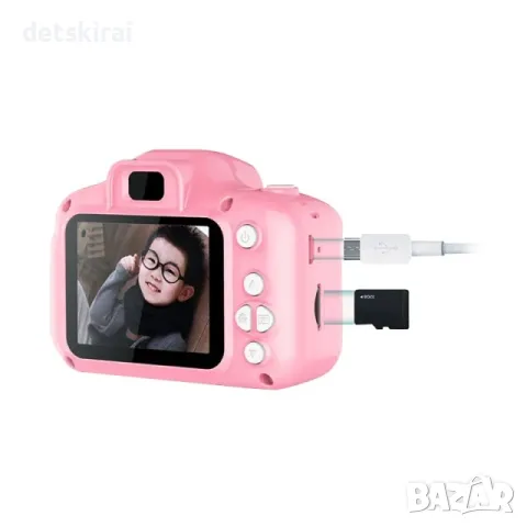 Детски Фото апарат - различни мотиви в розово, снимка 3 - Образователни игри - 48988765